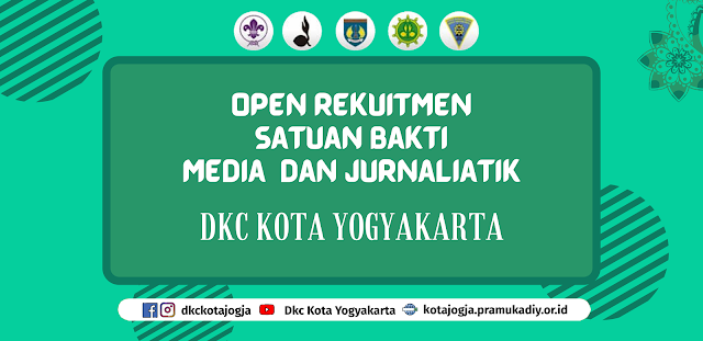 Mari Bergabung Dalam Satuan Bakti Media Dan Jurnalistik DKC Kota Yogyakarta