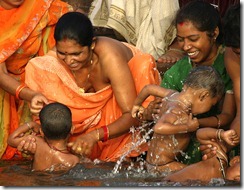 At the Ghat of Varanasi