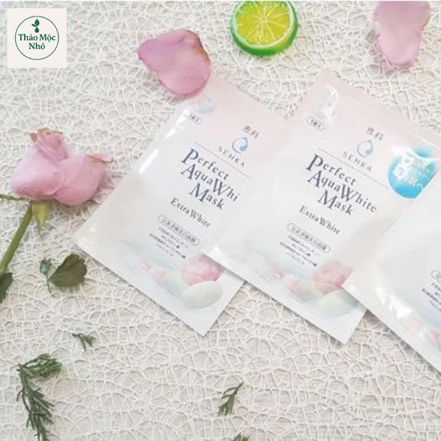 mat-na-trang-da-nhat-ban-senka-perfect-aqua-white-mask-extra-white Mặt nạ trắng da Nhật Bản Senka Perfect Aqua White Mask Extra White