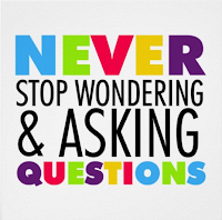 never stop asking questions