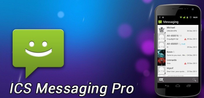 Free Download ICS Messaging Pro v3 For Android User ...