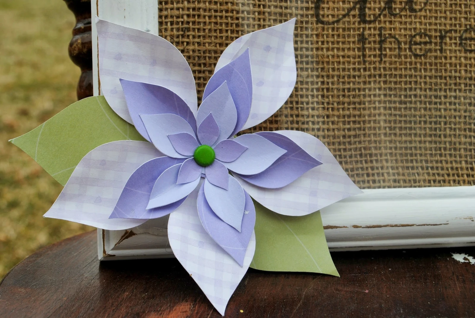 Cut, Silhouette, different paper, one cut, Silhouette tutorial, 3D, paper flower