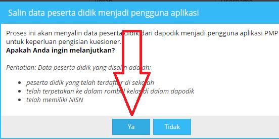 gambar 2 cara Cara Tukar Pengguna PTK dan PD untuk pengisian kuesioner Aplikasi PMP