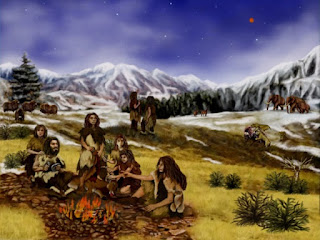 A simple article picking on details about an artist conception of Neanderthals many Darwin years ago. Also, a picture source implies it is real.