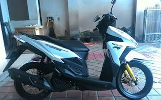 Foto modifikasi motor vario 150cc ban besar ceper terkeren terbaru