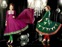 Embroidered Anarkali Frocks