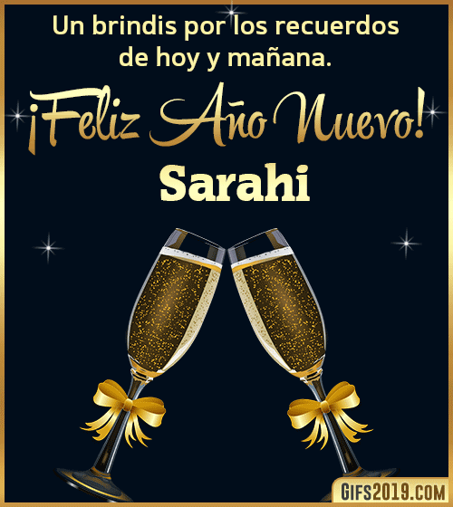 Brindis de feliz año nuevo sarahi Brindis de feliz año nuevo sarahi