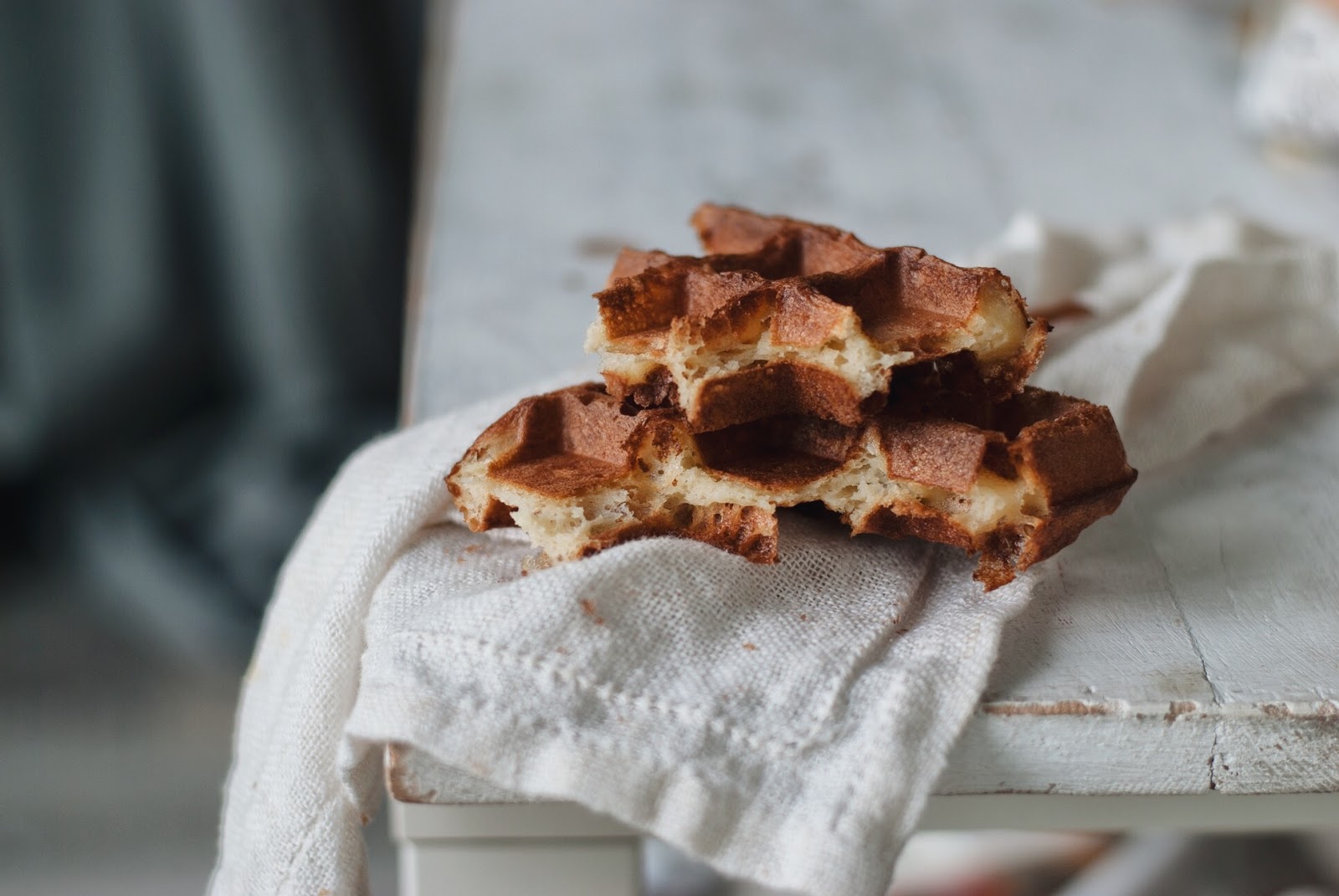 Gofry drożdżowe bez glutenu i laktozy