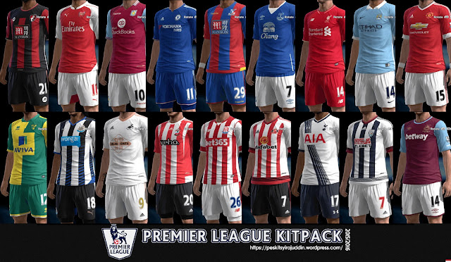 PES 2013 Premier League Kitpack 2015-2016 Volume 3 by Syirojuddin