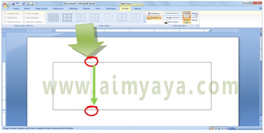 Microsoft word sebagai aplikasi pembuatan dokumen sangat mendukung pembuatan tabel Tutorial Cara Membuat Tabel di Ms Word 2007