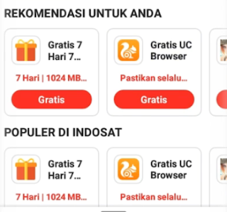 Paket UC Browser Unlimited Gratis Indosat Ooredoo