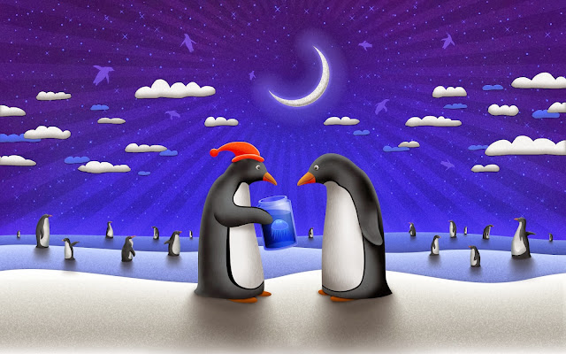 Merry Christmas 2013 HD Wallpapers and Images. penguine