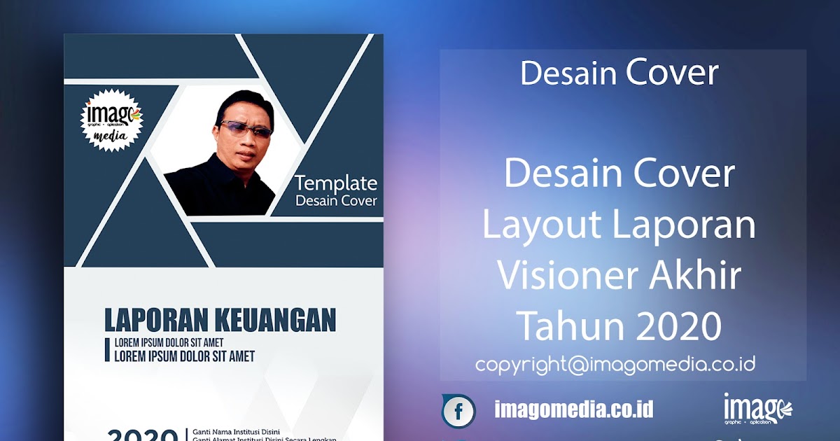 Download Desain Cover Layout Laporan Visioner Akhir Tahun 