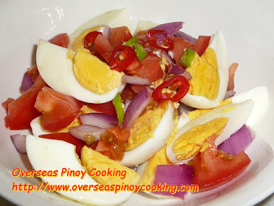 Pinoy Egg and Tomato Salad