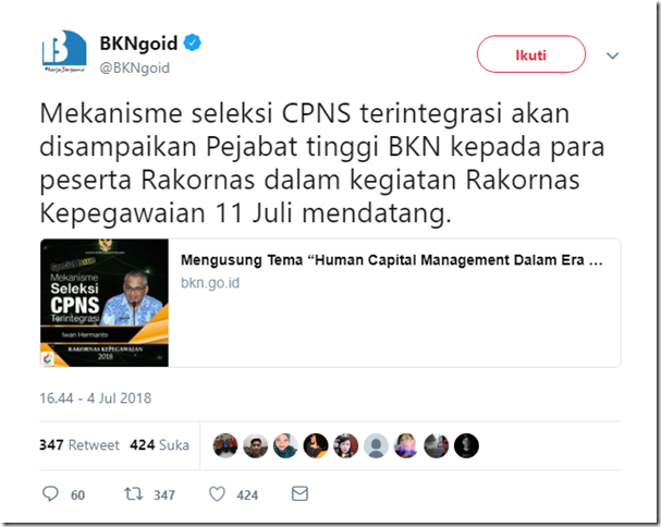 mekanisme cpns 2018