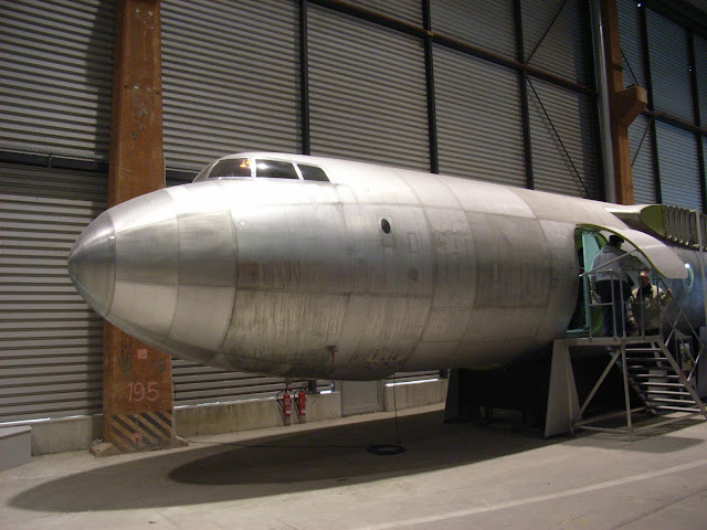 Baade 152 fuselaje in Dresden Airport