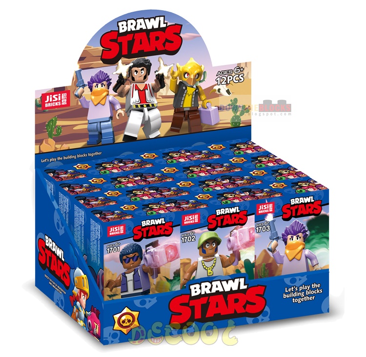 JiSi 1701-1712: Brawl Stars Minifigures Preview (Decool)