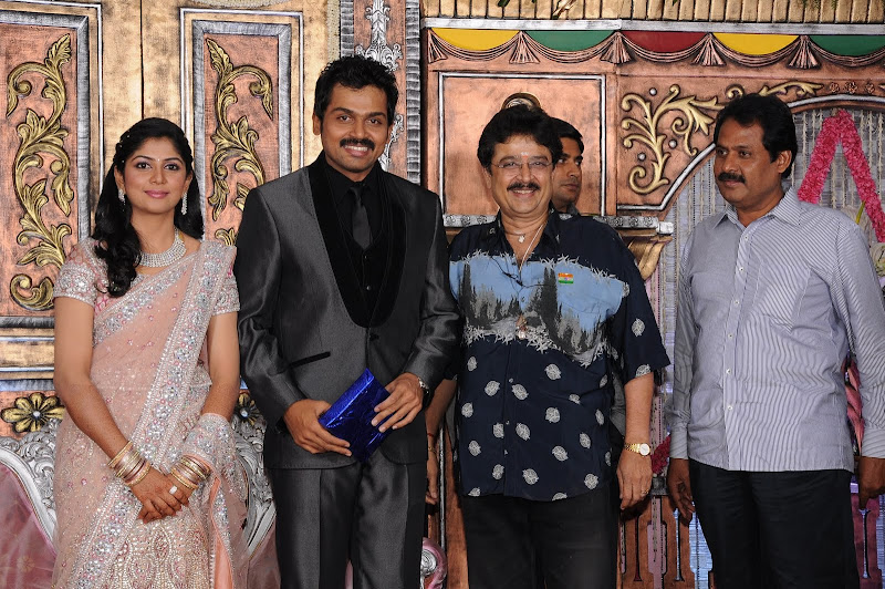 Karthi Wedding Reception Photos film pics