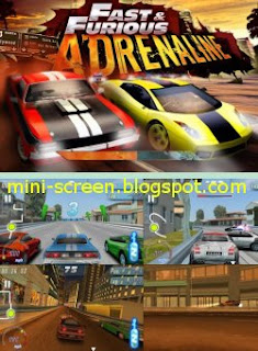 Game: Fast and Furious Adrenalin HD Game for Android Interface