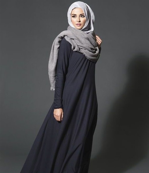 gaya busana hijab simple pashmina terbaru 2017/2018
