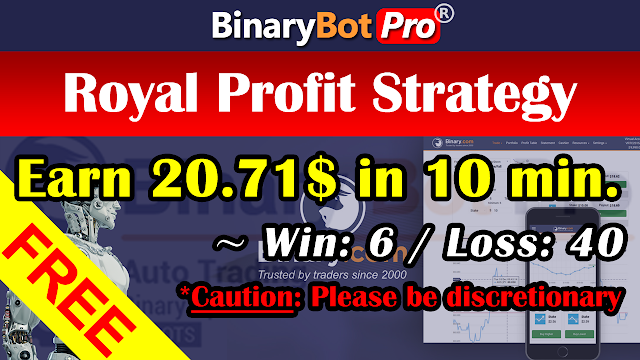 Royal Profit Strategy | Binary Bot | Free Download