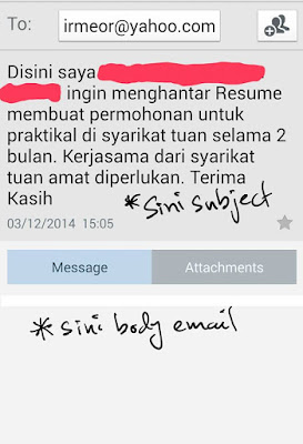 Buasir Otak: Cara yang salah untuk hantar resume mohon kerja