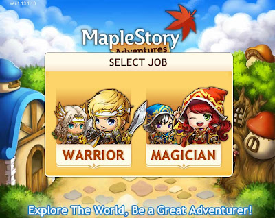 MapleStory Adventures - Job Select