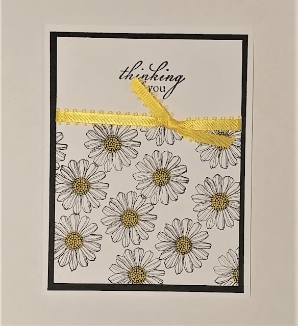 Thinking of You Daisies card designed by Kathy Marsh - Card Happy