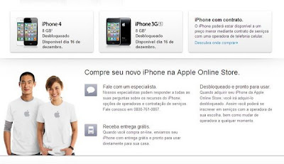 Apple vende iPhone desbloqueado no Brasil