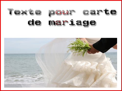 Invitation mariage - Carte mariage - Texte mariage - Cadeau mariage