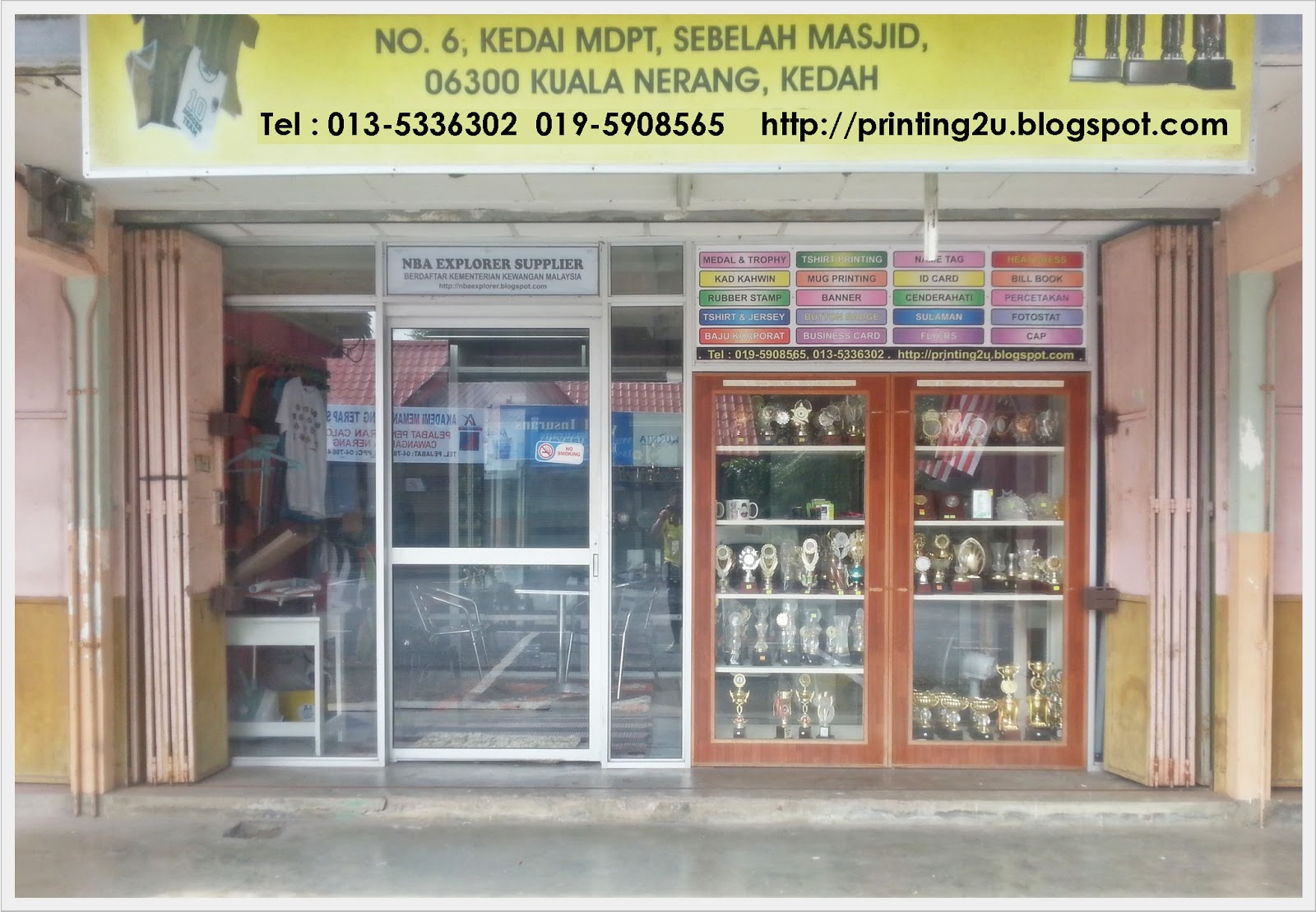  Kuala  Nerang Lokasi Baru Kedai  FBA Explorer Enterprise