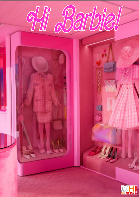 Barbie la Película: ¡Haz tu Propio Cuadro de Hi Barbie con 15 Escenarios de Fantasía y Brillos! Para Descargar Gratis.