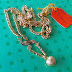 SOLD Rantai Leher Chocker Gajah Hollow 4.31g u142 45.6cm 0.3cm 
