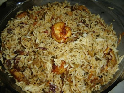 Prawn biryani recipe