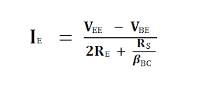rumus penguat arus emitor