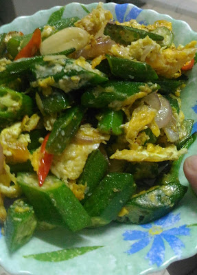 Sayur Bendi Goreng Telur Yang Sedap