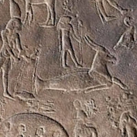 Capricornio en techo de templo (Egipto)