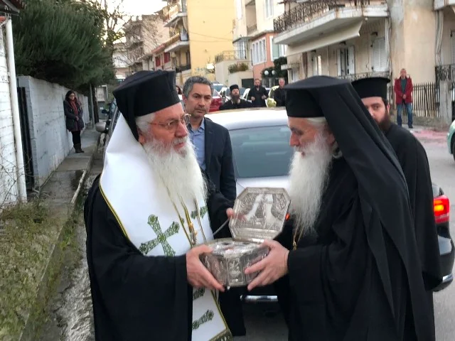 Στη Λιβαδειά το Ιερό λείψανο του  Αγίου Λουκά του ιατρού από τον Μητροπολίτη Αργολίδας Νεκτάριο