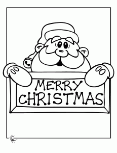 Merry Christmas Coloring Pages | Learn To Coloring