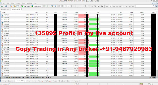 13509 Still No!   w Profit In My Live Account For Copy Trading In Any - 