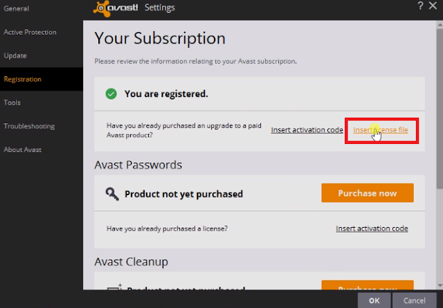 Active avast internet security 2016 With License File