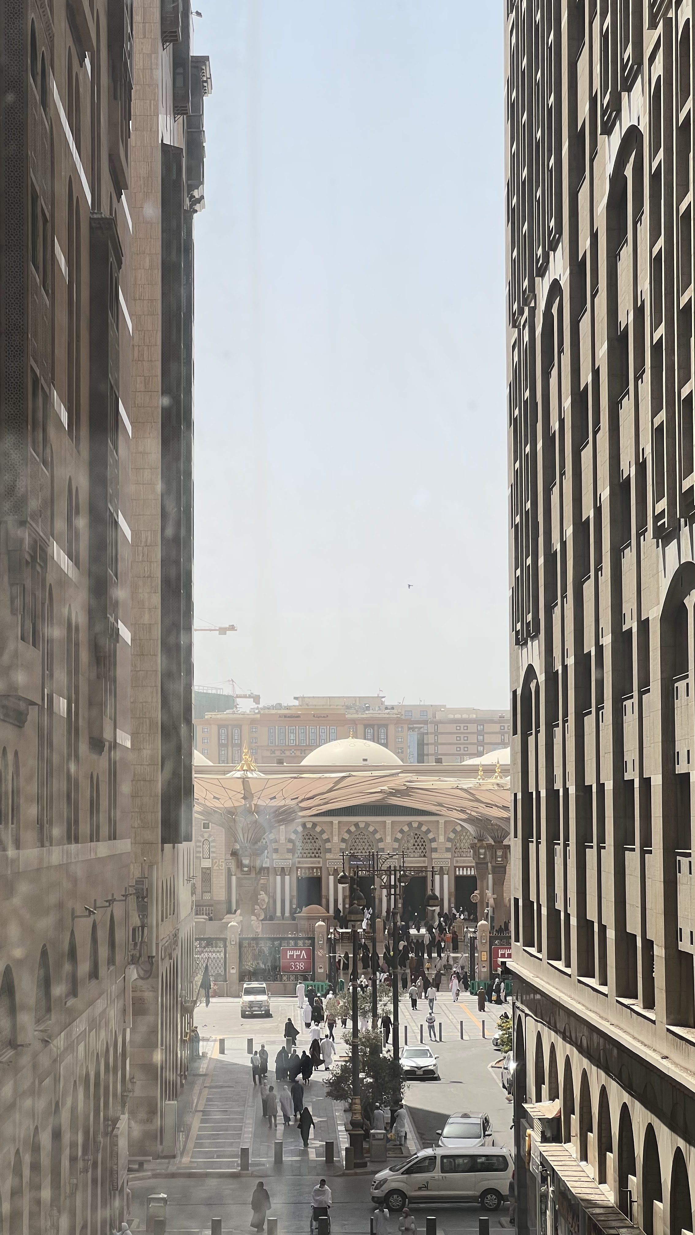 Masjid Nabawi dari Jendela Kamar