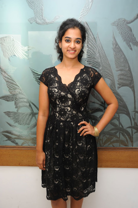 nanditha in black dress unseen pics