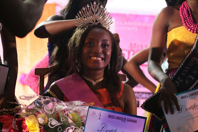 [PHOTOS] Rose Kerstine Otu Wins Miss Unique Ghana 2016