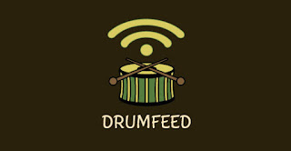 Mẫu thiết kế logo thương hiệu Drum Feed