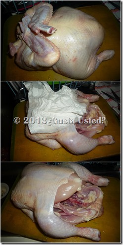 Pollo entero en Olla de lento Cocimiento