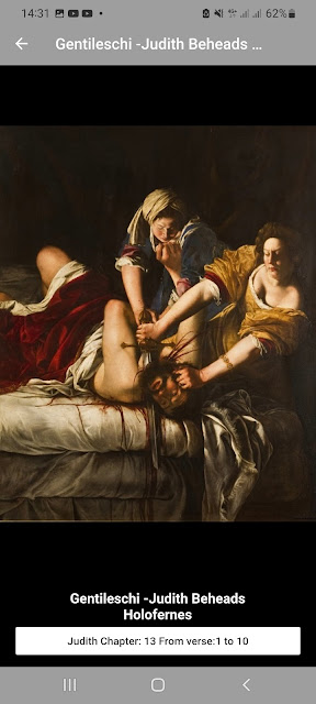 Judith beheads Holofernes