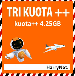 injek kuota internet tri