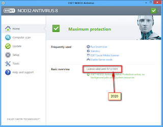 ESET nod32 antivirus 8 username and password Update 2016 100% working