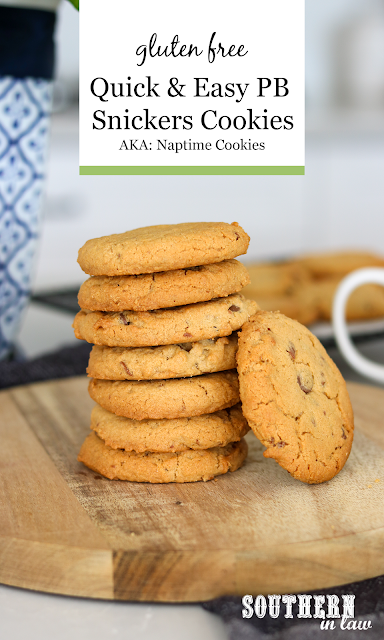 Easy Gluten Free Peanut Butter Snickers Cookie Recipe